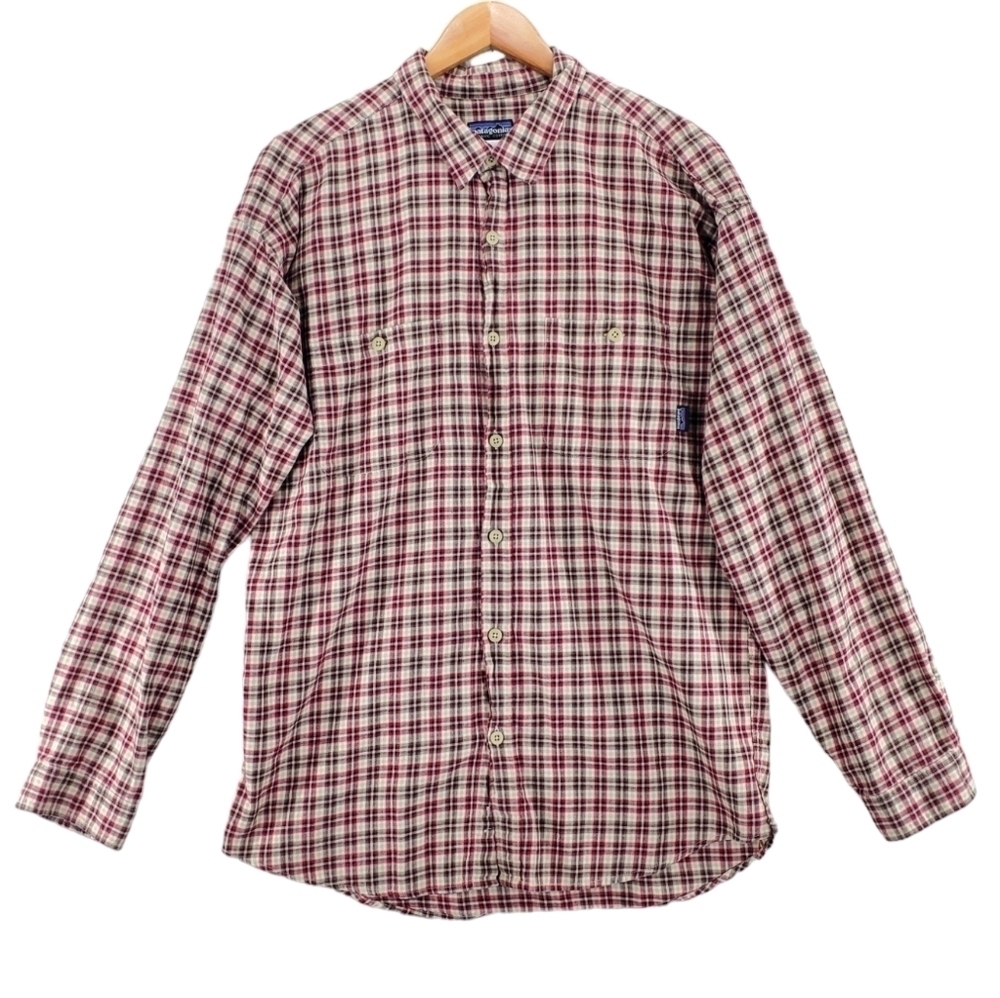 Patagonia Shirt Mens XL Button Down Organic Cotton Flannel Fall Autumn L/S